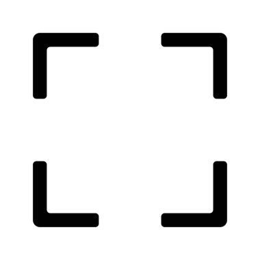 Seçim Kutusu Web simgesi vektör illüstrasyonu