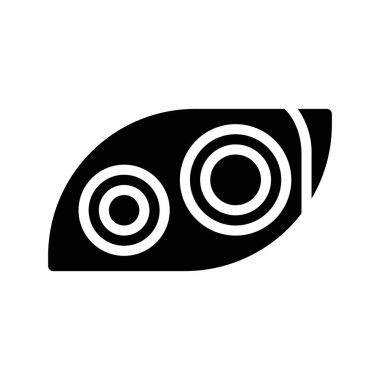 Otomobil Işığı Web simgesi vektör çizimi