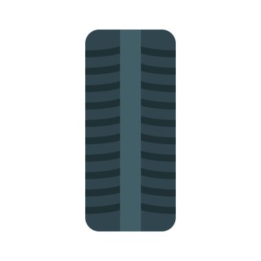Tyre Front web simgesi vektör illüstrasyonu