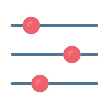 menü düz simgesi, vektör illüstrasyonu 