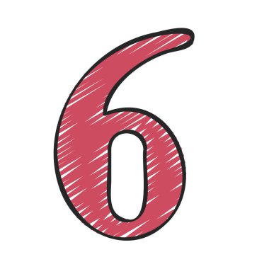 Altı Web simgesi vektör illüstrasyonu