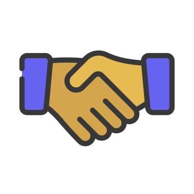 El sıkışma web simgesi vektör illüstrasyonu