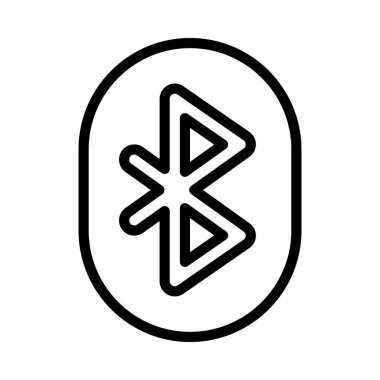  Bluetooth Düğmesi vektör illüstrasyonu 