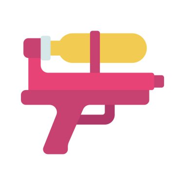 Su Silahı Web simgesi vektör illüstrasyonu