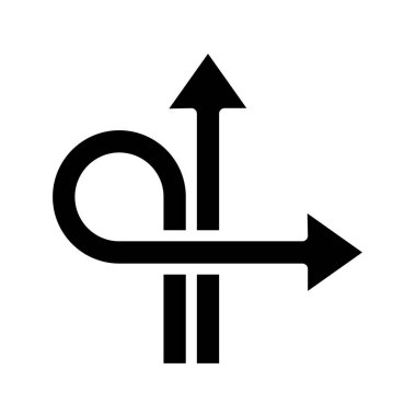 Düz ve Eğri Oklar, Vektör Simgesi