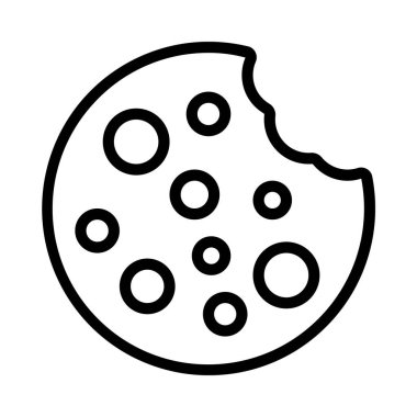 tatlı kurabiye vektör illüstrasyon tasarımı