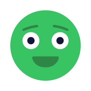 Mutlu Emoji vektör illüstrasyon tasarımı