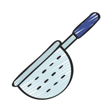 Sieve web simgesi vektör illüstrasyonu