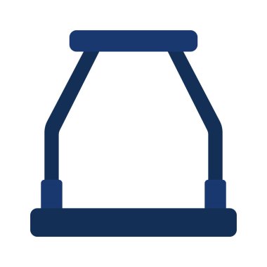 Omni Koşu bandı Web simgesi vektör çizimi