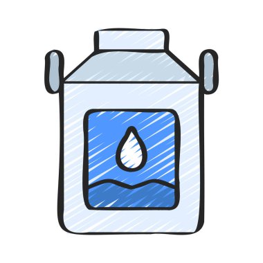 Süt Tini web simgesi vektör illüstrasyonuName