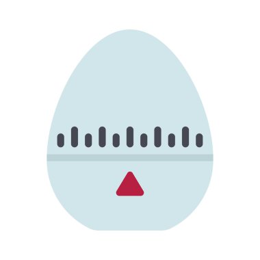 Yumurta Zamanlayıcısı ağ ikonu vektör çizimi