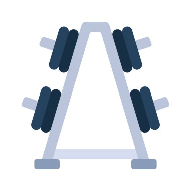 Ağırlık Tabağı Stand Web vektör çizimi