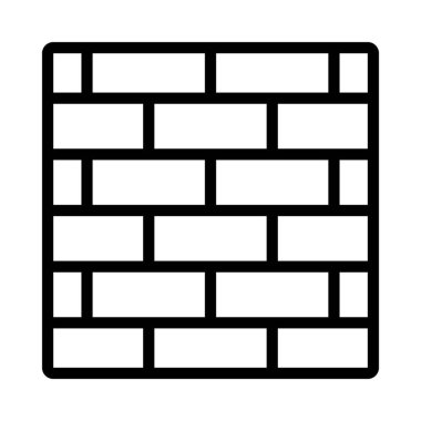 Brick Wall web simgesi vektör illüstrasyonuName