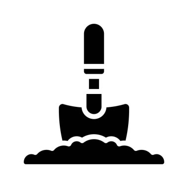 Garden Fork web simgesi vektör çizimi