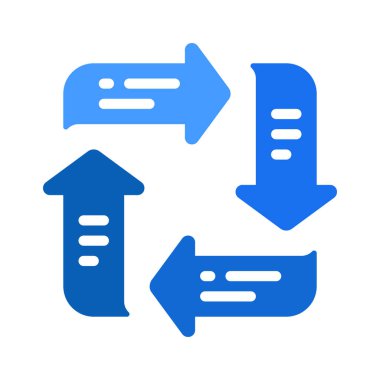 Oklar web simgesi vektör illüstrasyonu