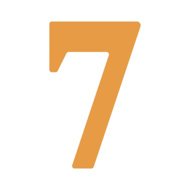 Yedi Web simgesi vektör illüstrasyonu