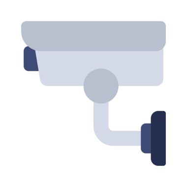  Güvenlik kamerası simgesi vektör illüstrasyonu