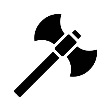 Axe araç simgesi, vektör illüstrasyonu
