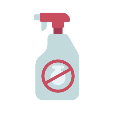 Kimyasal Sprey olmayan web simgesi vektör illüstrasyonu