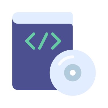 Yazılım Geliştirme simgesi vektör resimleme arkaplanı 