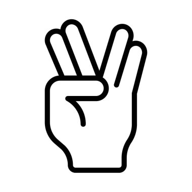 Uzaylı El Sinyal Ağı vektör illüstrasyonu