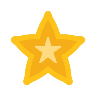 Star Fruit web simgesi vektör çizimi