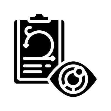 Çevik Görselleştirme Web simgesi vektör illüstrasyonu