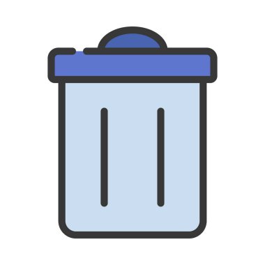 Çöp Kutusu ikon vektör illüstrasyonuName