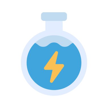 Bilimsel Enerji Ağ ikonu vektör çizimi