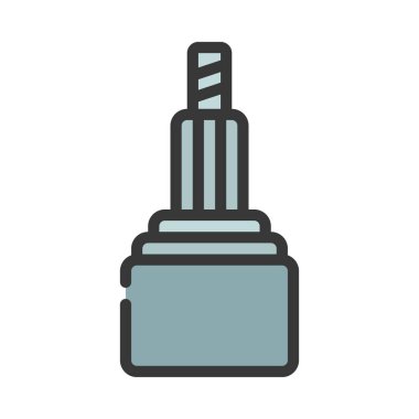 Axle Gear web simgesi vektör çizimi