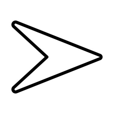 Ok Web simgesi vektör illüstrasyonunu gönder