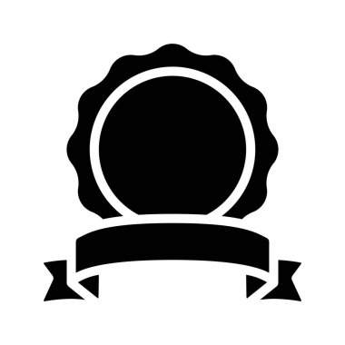 Ödül kurdele ikonu vektör resimleme arkaplanı 