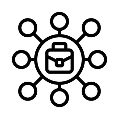 ağ simgesi, vektör illüstrasyonu basit tasarım