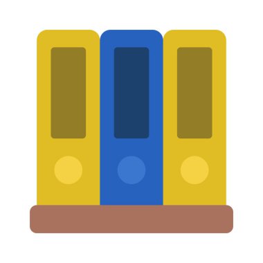 Dosya Belgeleri simgesi, vektör illüstrasyonu