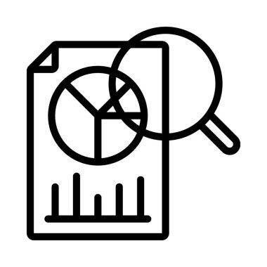 araştırma simgesi, vektör illüstrasyonu  