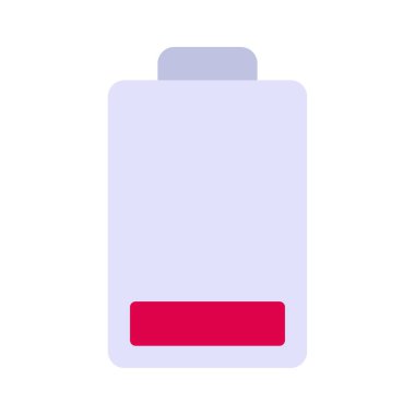 Düşük Batarya Ağ ikonu vektör çizimi