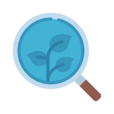 Organik Arama Web simgesi vektör çizimi