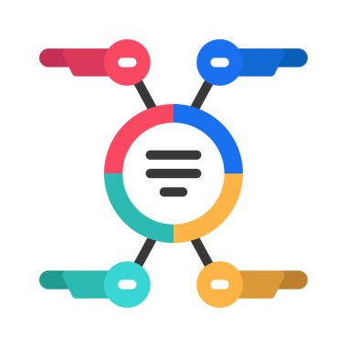 Grafik Kırılması Web simgesi vektör çizimi