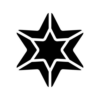 Yıldız web simge vektör çizim