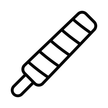 Ice Lolly vektör düz renk simgesi