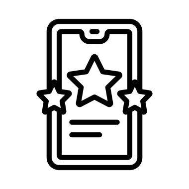 Mobil İnceleme Ağ ikonu vektör çizimi