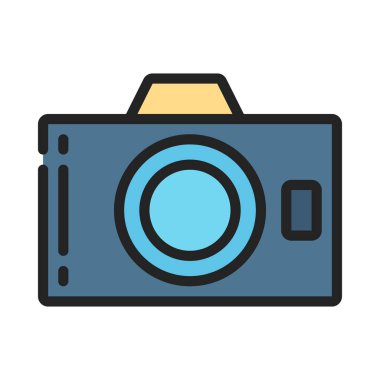 Kamera web simge vektör çizim