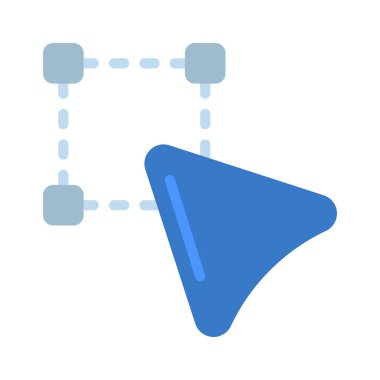 Seçim Arrow web simgesi vektör illüstrasyonu