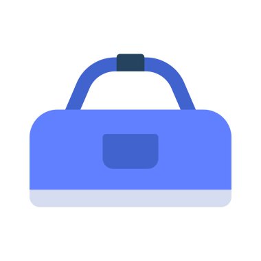 Spor Çantası Web simgesi vektör illüstrasyonu