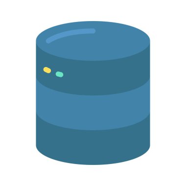 veritabanı web simgesi vektör çizimi