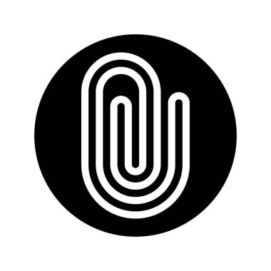 Ataç Ekleme Düğmesi Web simgesi vektör illüstrasyonu