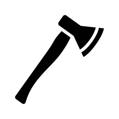 Axe araç simgesi, vektör illüstrasyonu