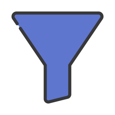 filtre ağ simgesi vektör illüstrasyonu