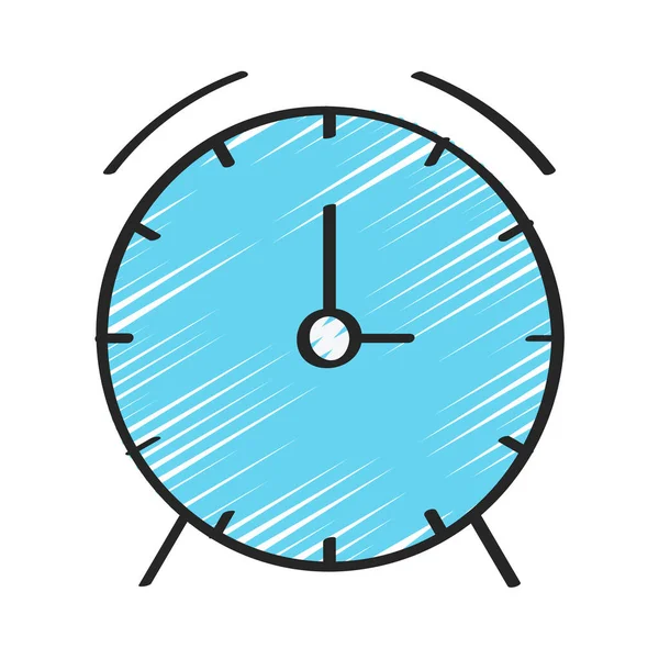 Icono Reloj Aislado Diseño Vectorial — Vector de stock
