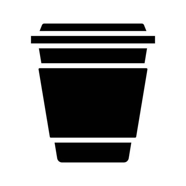Иконка Чашки Кофе Векторная Иллюстрация Простой Дизайн — стоковый вектор